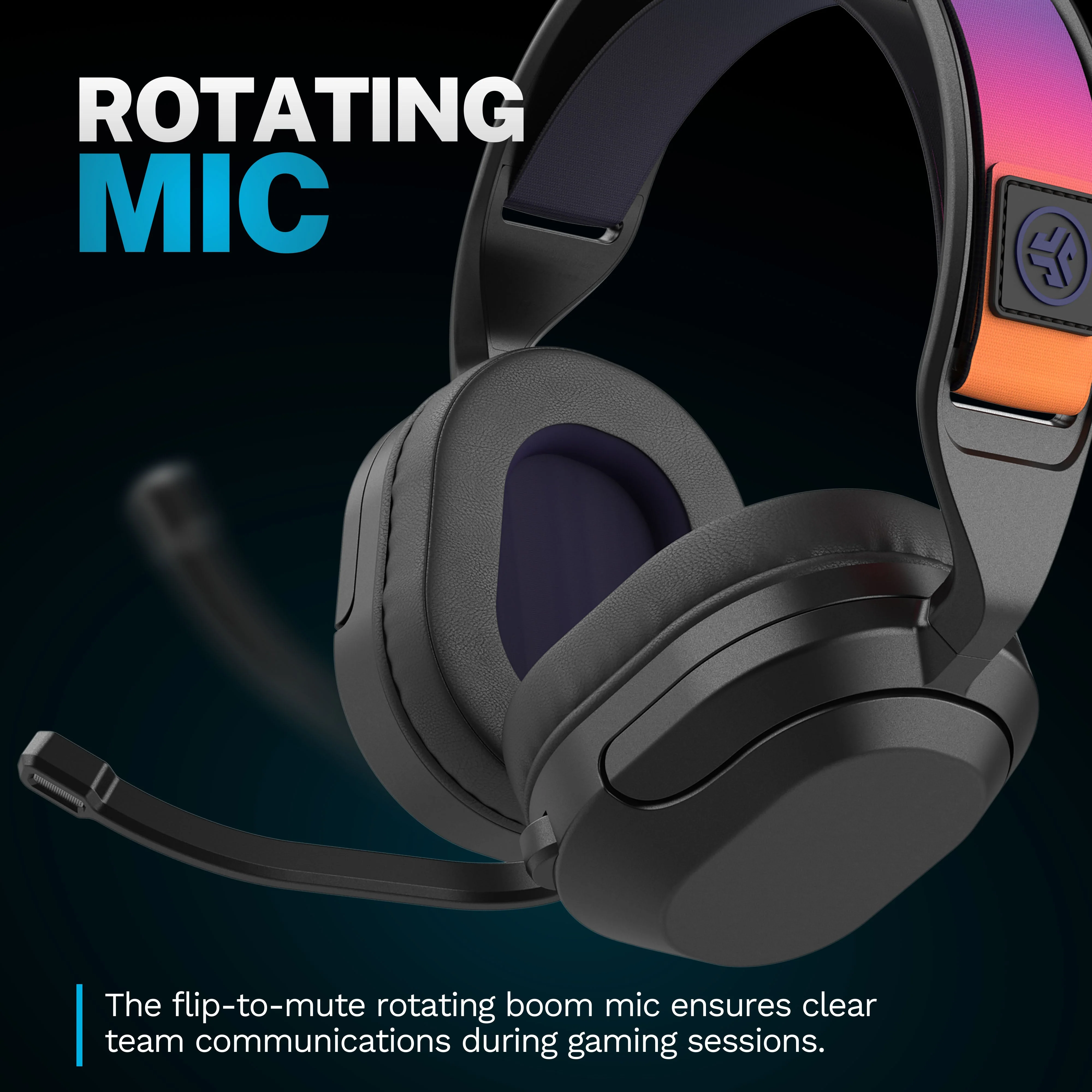 Nightfall Wireless Gaming Headset Black - Image 5