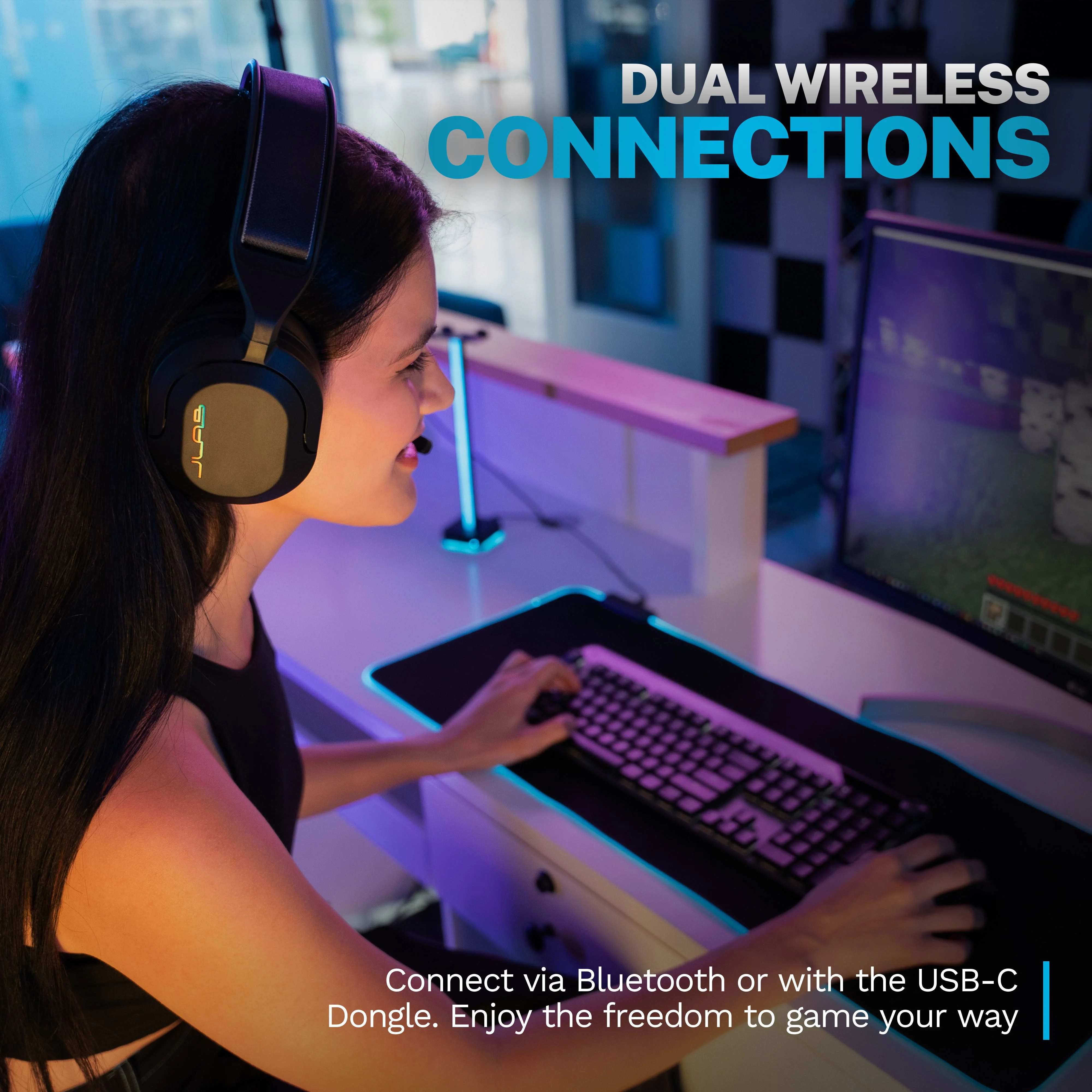 Nightfall Wireless Gaming Headset Black - Image 7