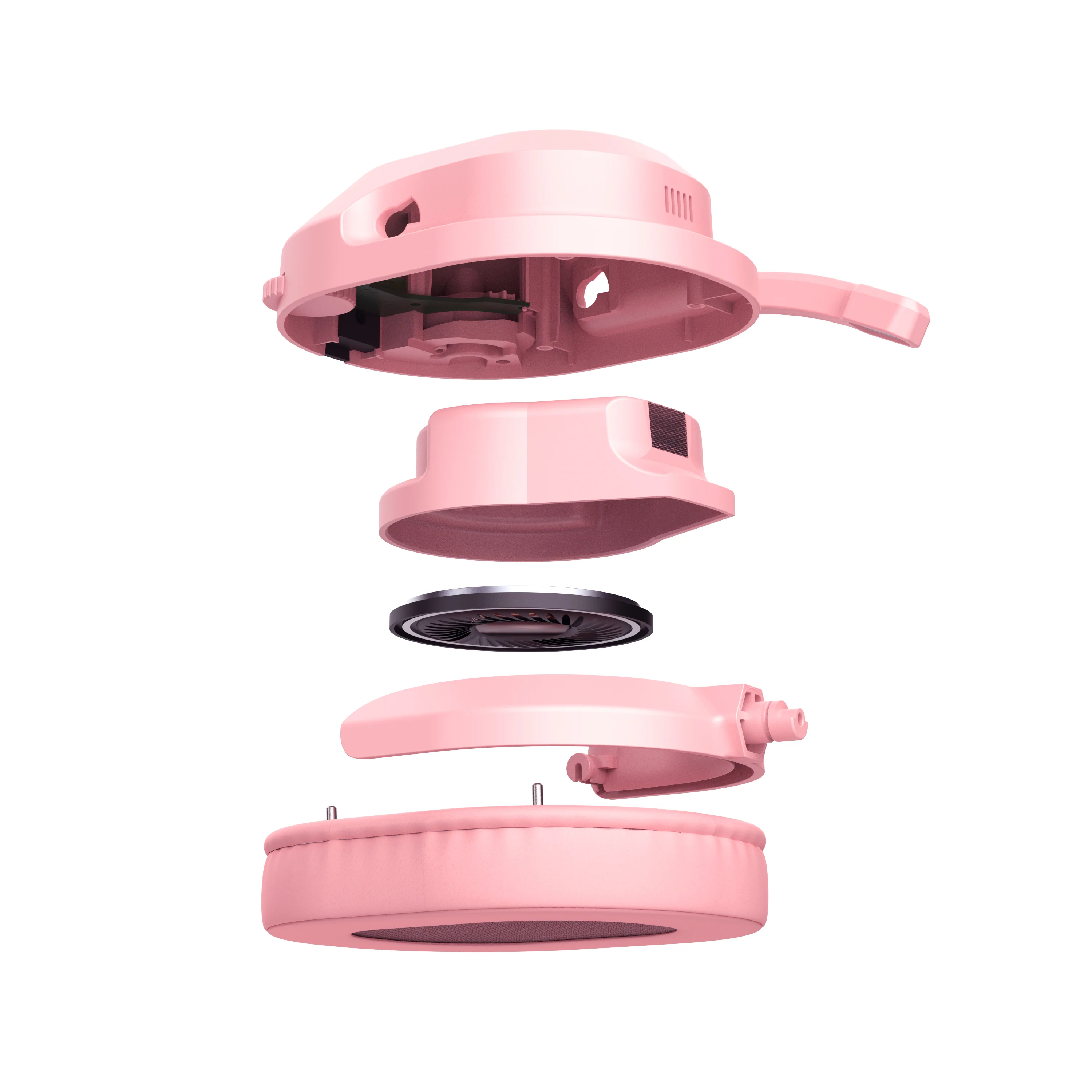 Nightfall Wireless Gaming Headset Pink - Image 3
