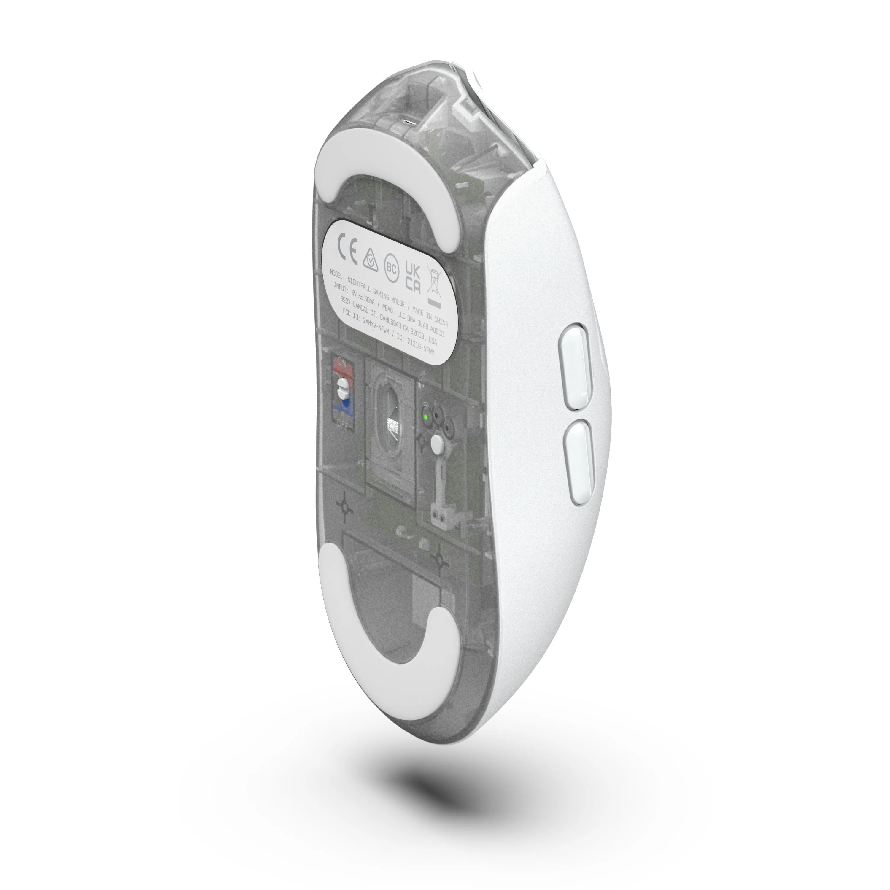 Nightfall Wireless Gaming Mouse White - Image 3