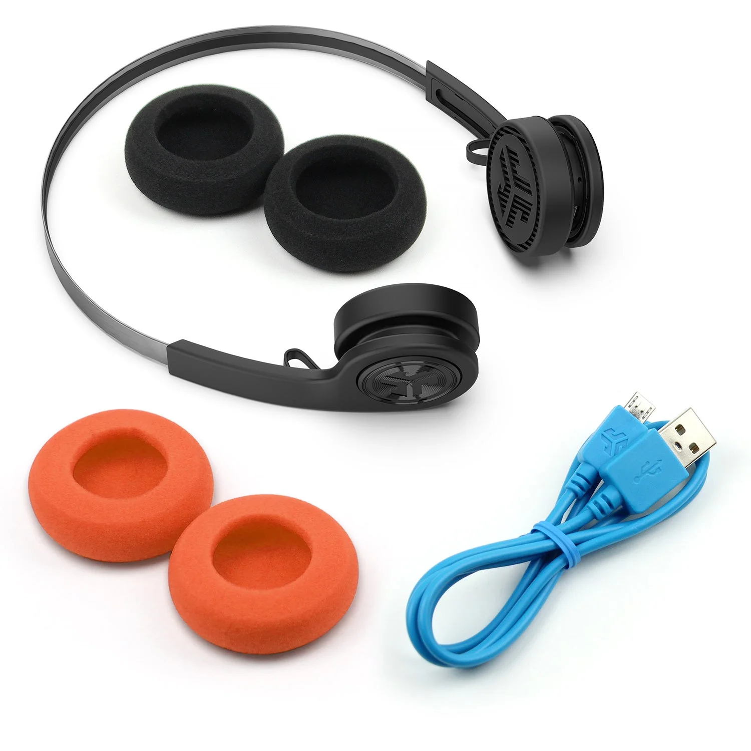 Rewind Wireless Retro Headphones Black - Image 6