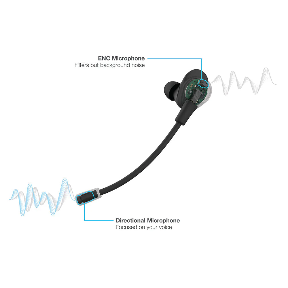 Work Buds In-Ear Headset Black - Image 6